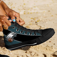 Load image into Gallery viewer, Designs by MyUtopia Shout Out:Fan Art Philadelphia Canvas High Top Shoes
