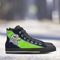 Load image into Gallery viewer, Designs by MyUtopia Shout Out:Fan Art Seattle Canvas High Top Shoes
