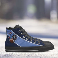Load image into Gallery viewer, Designs by MyUtopia Shout Out:Fan Art Tennessee Titans Canvas High Top Shoes
