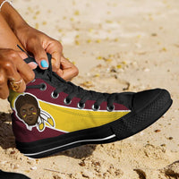 Load image into Gallery viewer, Designs by MyUtopia Shout Out:Fan Art Washington Redskins Canvas High Top Shoes
