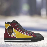 Load image into Gallery viewer, Designs by MyUtopia Shout Out:Fan Art Washington Redskins Canvas High Top Shoes
