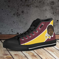 Load image into Gallery viewer, Designs by MyUtopia Shout Out:Fan Art Washington Redskins Canvas High Top Shoes
