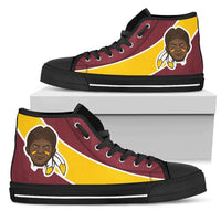 Load image into Gallery viewer, Designs by MyUtopia Shout Out:Fan Art Washington Redskins Canvas High Top Shoes
