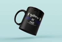 Load image into Gallery viewer, Designs by MyUtopia Shout Out:Father Of Cats Ceramic Coffee Mug - Black
