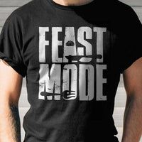 Load image into Gallery viewer, Designs by MyUtopia Shout Out:Feast Mode Adult Unisex Cotton Short Sleeve T-Shirt
