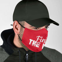 Load image into Gallery viewer, Designs by MyUtopia Shout Out:Finish The Wall Trump Humor Adult Fabric Face Mask with Elastic Ear Loops
