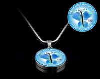 Load image into Gallery viewer, Designs by MyUtopia Shout Out:First Mothers Day 2018 Baby Boy Feet Butterfly Art Liquid Glass Personalized Locket Necklace
