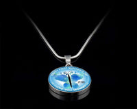 Load image into Gallery viewer, Designs by MyUtopia Shout Out:First Mothers Day 2018 Baby Boy Feet Butterfly Art Liquid Glass Personalized Locket Necklace
