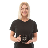 Load image into Gallery viewer, Designs by MyUtopia Shout Out:First Mothers Day Momma Bear / Baby Bear Personalized Black Coffee Mug
