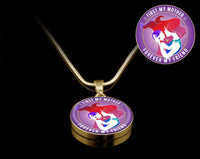 Load image into Gallery viewer, Designs by MyUtopia Shout Out:First My Mother - Forever My Friend Liquid Glass Locket Necklace
