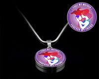 Load image into Gallery viewer, Designs by MyUtopia Shout Out:First My Mother - Forever My Friend Liquid Glass Locket Necklace
