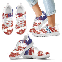 Load image into Gallery viewer, Designs by MyUtopia Shout Out:Flag and Statue of Liberty inspired Running Shoes,Kid&#39;s / 11 CHILD (EU28) / Red/White/Blue,Running Shoes
