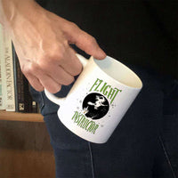 Load image into Gallery viewer, Designs by MyUtopia Shout Out:Flight Instructor Halloween Humor White Ceramic Coffee Mug
