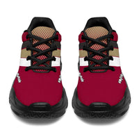 Load image into Gallery viewer, Designs by MyUtopia Shout Out:Florida #MyTribeMyPride Chunky Sneakers, Garnet
