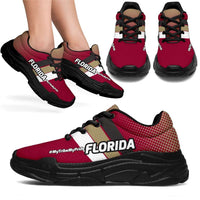Load image into Gallery viewer, Designs by MyUtopia Shout Out:Florida #MyTribeMyPride Chunky Sneakers, Garnet
