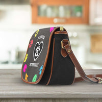 Load image into Gallery viewer, Designs by MyUtopia Shout Out:Florida Veterinary Canvas Saddlebag Style Crossbody Purse
