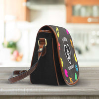 Load image into Gallery viewer, Designs by MyUtopia Shout Out:Florida Veterinary Canvas Saddlebag Style Crossbody Purse

