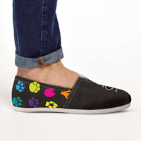 Load image into Gallery viewer, Designs by MyUtopia Shout Out:Florida Veterinary Casual Canvas Slip on Shoes Women&#39;s Flats
