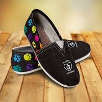 Load image into Gallery viewer, Designs by MyUtopia Shout Out:Florida Veterinary Casual Canvas Slip on Shoes Women&#39;s Flats
