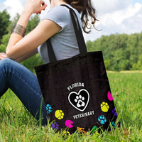 Load image into Gallery viewer, Designs by MyUtopia Shout Out:Florida Veterinary Fabric Totebag Reusable Shopping Tote
