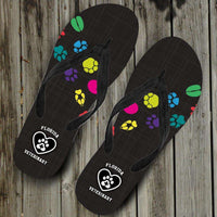 Load image into Gallery viewer, Designs by MyUtopia Shout Out:Florida Veterinary Flip-Flops
