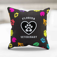 Load image into Gallery viewer, Designs by MyUtopia Shout Out:Florida Veterinary Pillowcase
