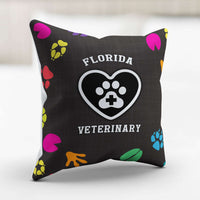 Load image into Gallery viewer, Designs by MyUtopia Shout Out:Florida Veterinary Pillowcase
