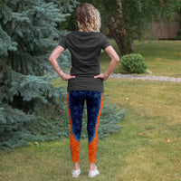 Load image into Gallery viewer, Designs by MyUtopia Shout Out:Fly War Eagle Auburn Football Fan Ladies Fashion Leggings

