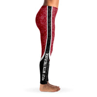 Load image into Gallery viewer, Designs by MyUtopia Shout Out:Fly With The Flock Atlanta Football Fans Ladies Fashion Leggings
