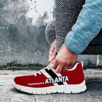 Load image into Gallery viewer, Designs by MyUtopia Shout Out:#FlyWithTheFlock Atlanta Fan Running Shoes

