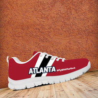 Load image into Gallery viewer, Designs by MyUtopia Shout Out:#FlyWithTheFlock Atlanta Fan Running Shoes
