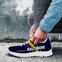 Load image into Gallery viewer, Designs by MyUtopia Shout Out:#FlyWithTheFlock Baltimore Fan Running Shoes

