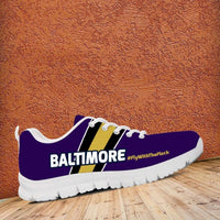 Load image into Gallery viewer, Designs by MyUtopia Shout Out:#FlyWithTheFlock Baltimore Fan Running Shoes
