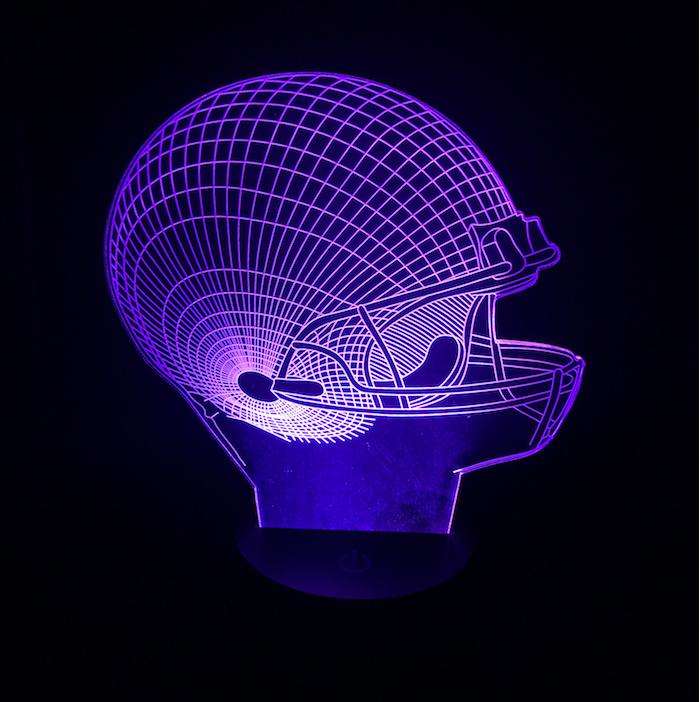 Designs by MyUtopia Shout Out:Football USB Powered LED Night-light Lamp Glows in Multiple Colors