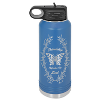 Load image into Gallery viewer, Designs by MyUtopia Shout Out:Friendship Refreshes The Soul Butterfly 32 oz Polar Camel Water Bottle - Stainless Steel,32oz / Royal,Polar Camel - 32oz Water Bottle
