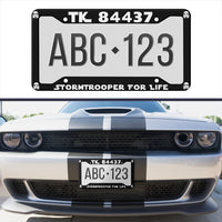 Load image into Gallery viewer, Personalized Stormtrooper for Life License Plate Frame
