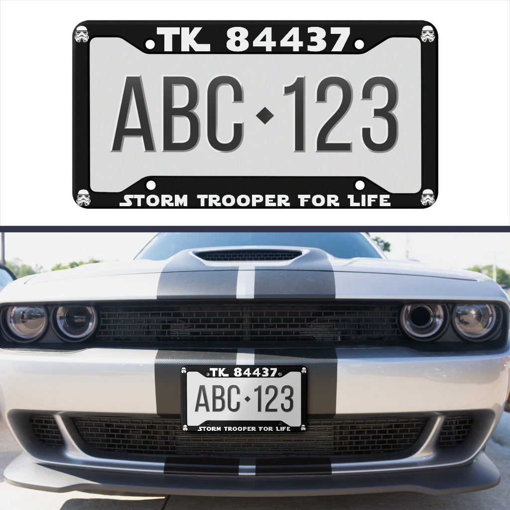 Personalized Stormtrooper License Plate Frame