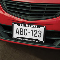 Load image into Gallery viewer, Personalized Stormtrooper for Life License Plate Frame
