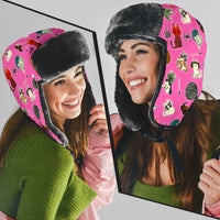 Load image into Gallery viewer, Kitten Wars Trapper, Aviator, Faux Fur Lined Cold Weather Hat
