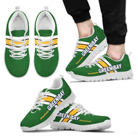 Load image into Gallery viewer, Designs by MyUtopia Shout Out:#FrozenTundra Green Bay Fan Running Shoes v2,Mens / Mens US5 (EU38) / Green,Running Shoes
