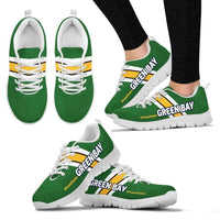 Load image into Gallery viewer, Designs by MyUtopia Shout Out:#FrozenTundra Green Bay Fan Running Shoes v2,Womens / Womens US5 (EU35) / Green,Running Shoes
