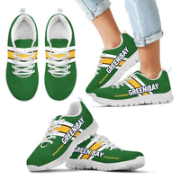 Load image into Gallery viewer, Designs by MyUtopia Shout Out:#FrozenTundra Green Bay Fan Running Shoes v2,Kid&#39;s / 11 CHILD (EU28) / Green,Running Shoes
