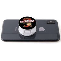 Load image into Gallery viewer, Designs by MyUtopia Shout Out:Full-Time Mom Part-Time Superhero Hinged Pop-out Phone Grip and Stand for Smartphones and Tablets
