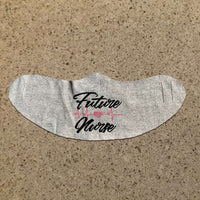 Load image into Gallery viewer, Designs by MyUtopia Shout Out:Future Nurse Fabric Face Covering / Face Mask,Athletic Heather,Fabric Face Mask
