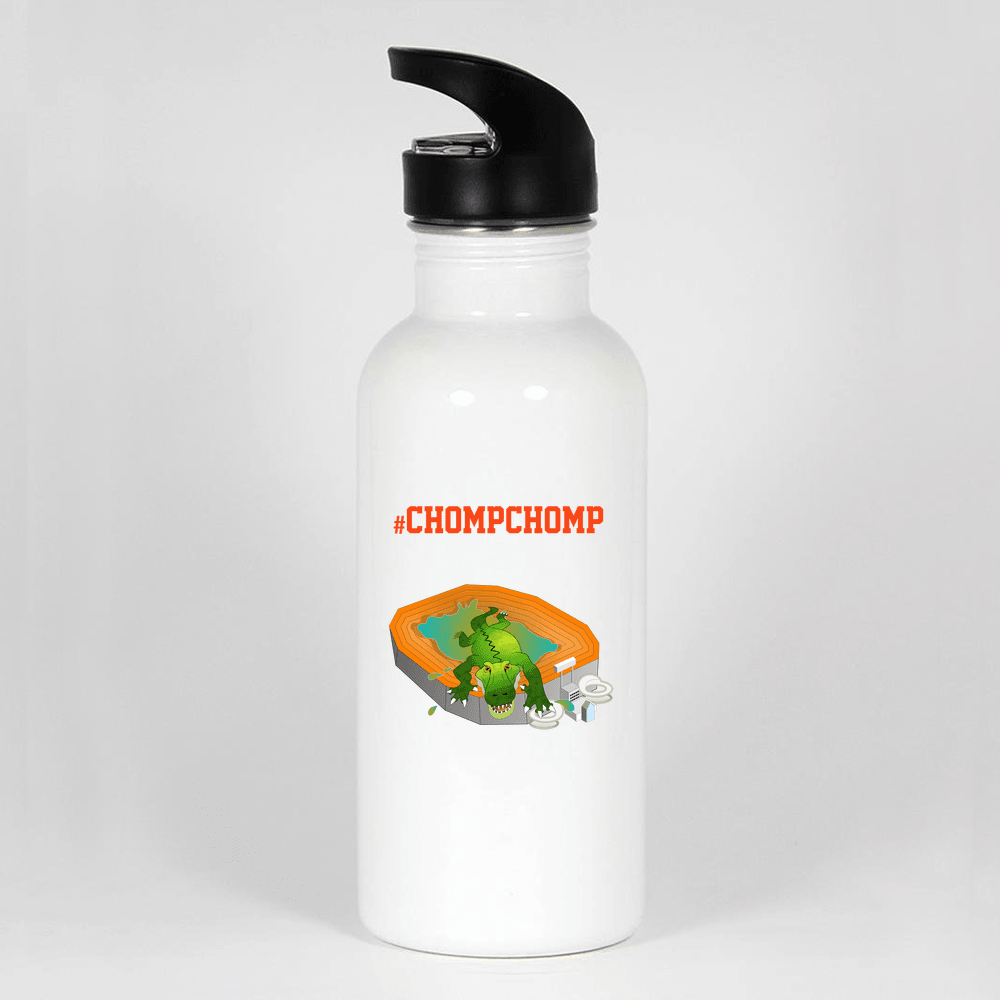 Designs by MyUtopia Shout Out:Gator Fans #ChompChomp Stainless Steel Wide Mouth Water Bottle 20oz,Default Title,Water Bottles