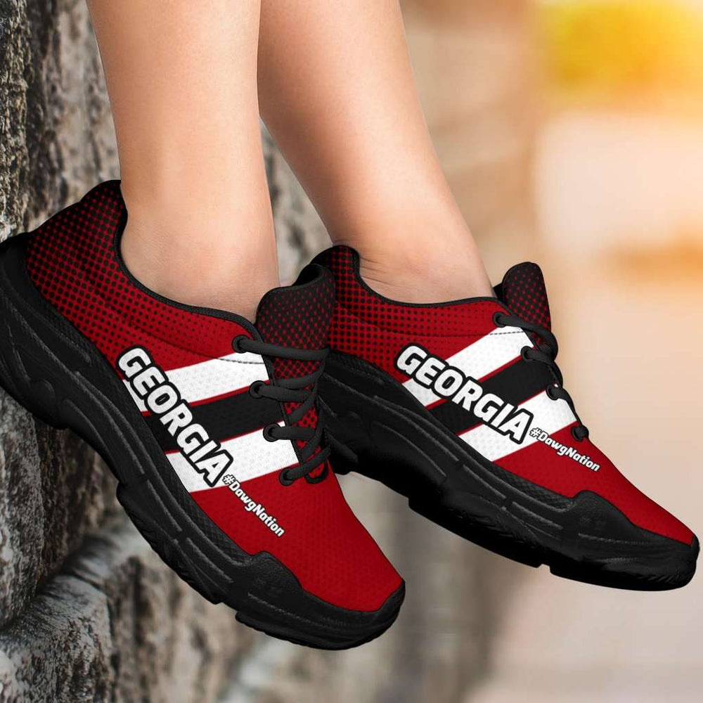 Designs by MyUtopia Shout Out:Georgia #DawgNation Chunky Sneakers