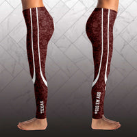 Load image into Gallery viewer, Designs by MyUtopia Shout Out:Gig Em Ags Texas Fan Fashion Leggings - Ladies Tights

