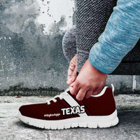 Load image into Gallery viewer, Designs by MyUtopia Shout Out:#GigEmAggs Texas A&amp;M Fan Running Shoes

