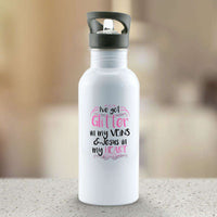 Load image into Gallery viewer, Designs by MyUtopia Shout Out:Glitter in my Veins Jesus in my Heart Water Bottle
