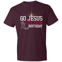 Load image into Gallery viewer, Designs by MyUtopia Shout Out:Go Jesus Its Your Birthday - Lightweight T-Shirt,Maroon / S,Adult Unisex T-Shirt
